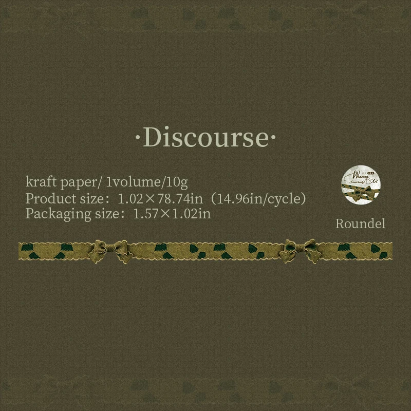 Kawaii Bow Design Washi Tape for DIY and Aesthetic Crafting