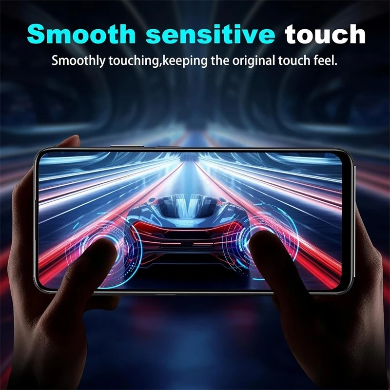 Premium Clear Crystal Tempered Glass Screen Protector Case - Pack of 5