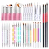 5/20Pcs Nail Art Brush Design Tip Painting Drawing Carving Dotting Pen Professional Nail Brushes Set Nail Art Manicure Tools New 1