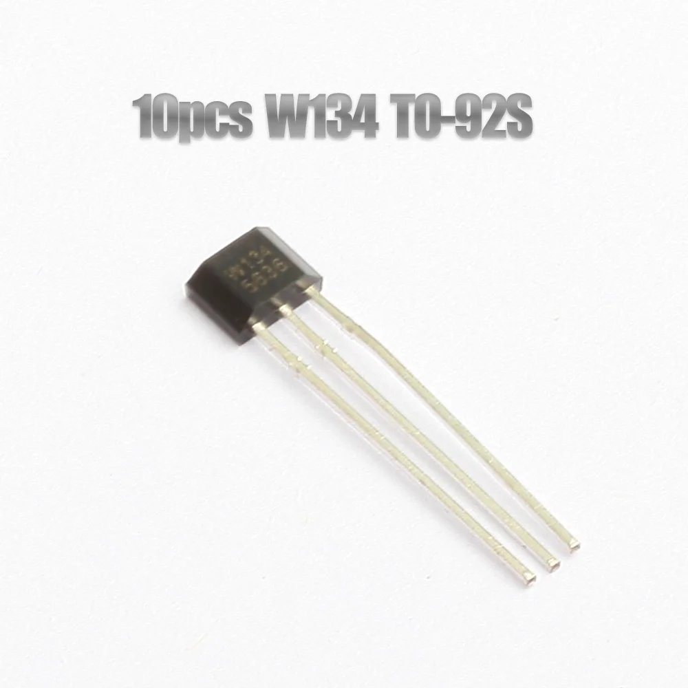 

10pcs 100% orginal new real stock Hall sensor WSH134 W134 Unipolar Hall switch element TO-92S