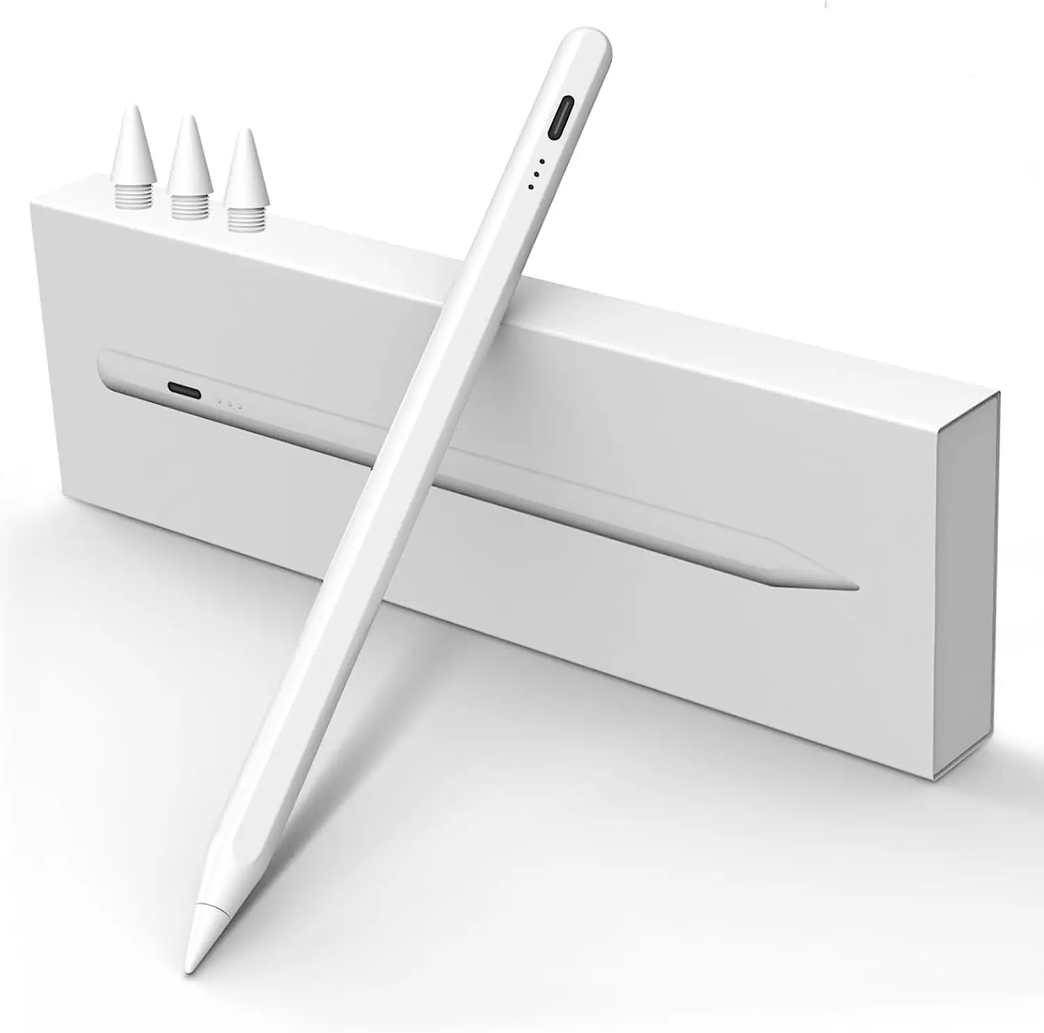 

Stylus Pen for iPad,Palm Rejection Tilt Sensitivity,Fast Charged,Compatible iPad 6/7/8/9/10,Pro12.9&11",Air3/4/5,mini5/6