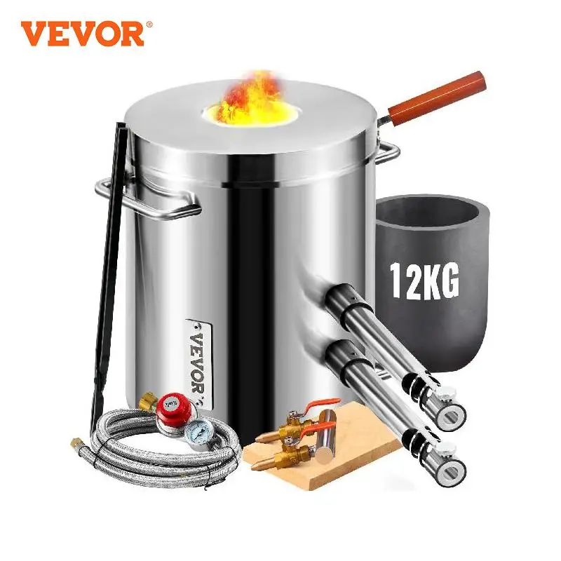 VEVOR Metal Melting Furnace, 6KG Large Capacity Foundry Home Kilns