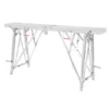Portable Folding Scaffolding Platform Adjustable Work Bench 330.69 lbs Portable Step Stool Folding Ladder  1