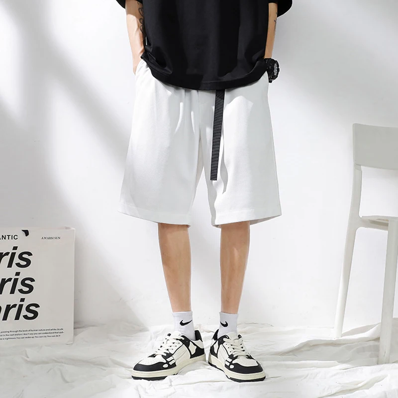 Shorts Mens Summer Sports Casual Gym Clothing Men Trend Beach Sport Swimming Shorts High Street For Men Wide Leg Pants Joggers