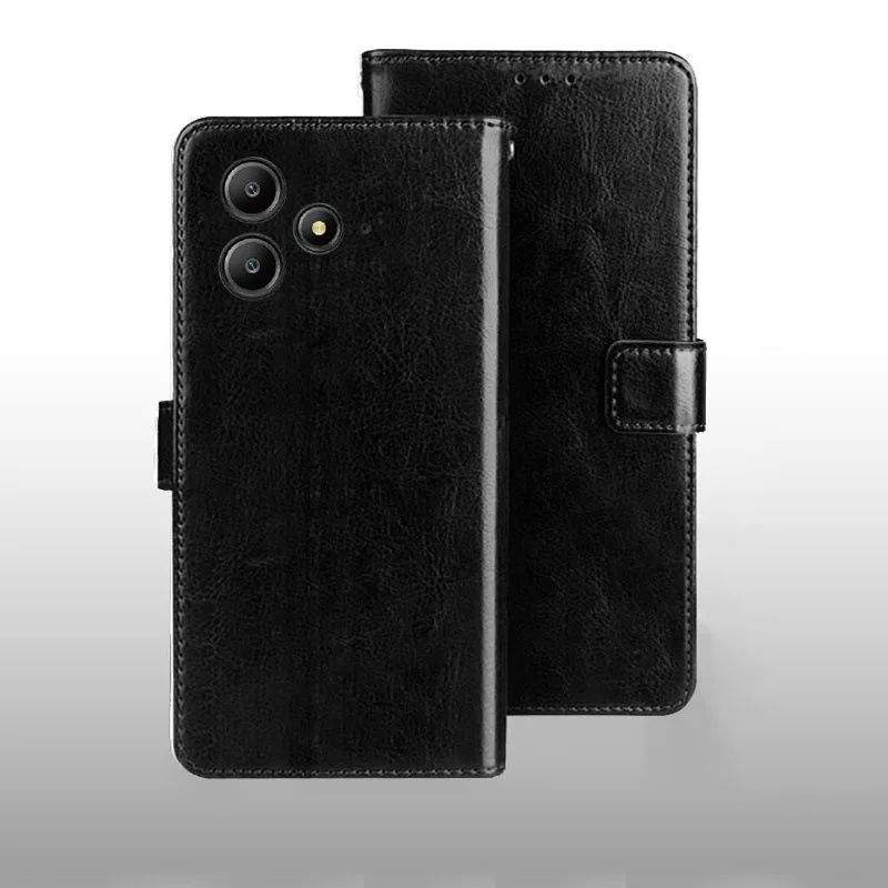 Premium Flip Leather Case with Magnetic Stand - Elegant Business Design