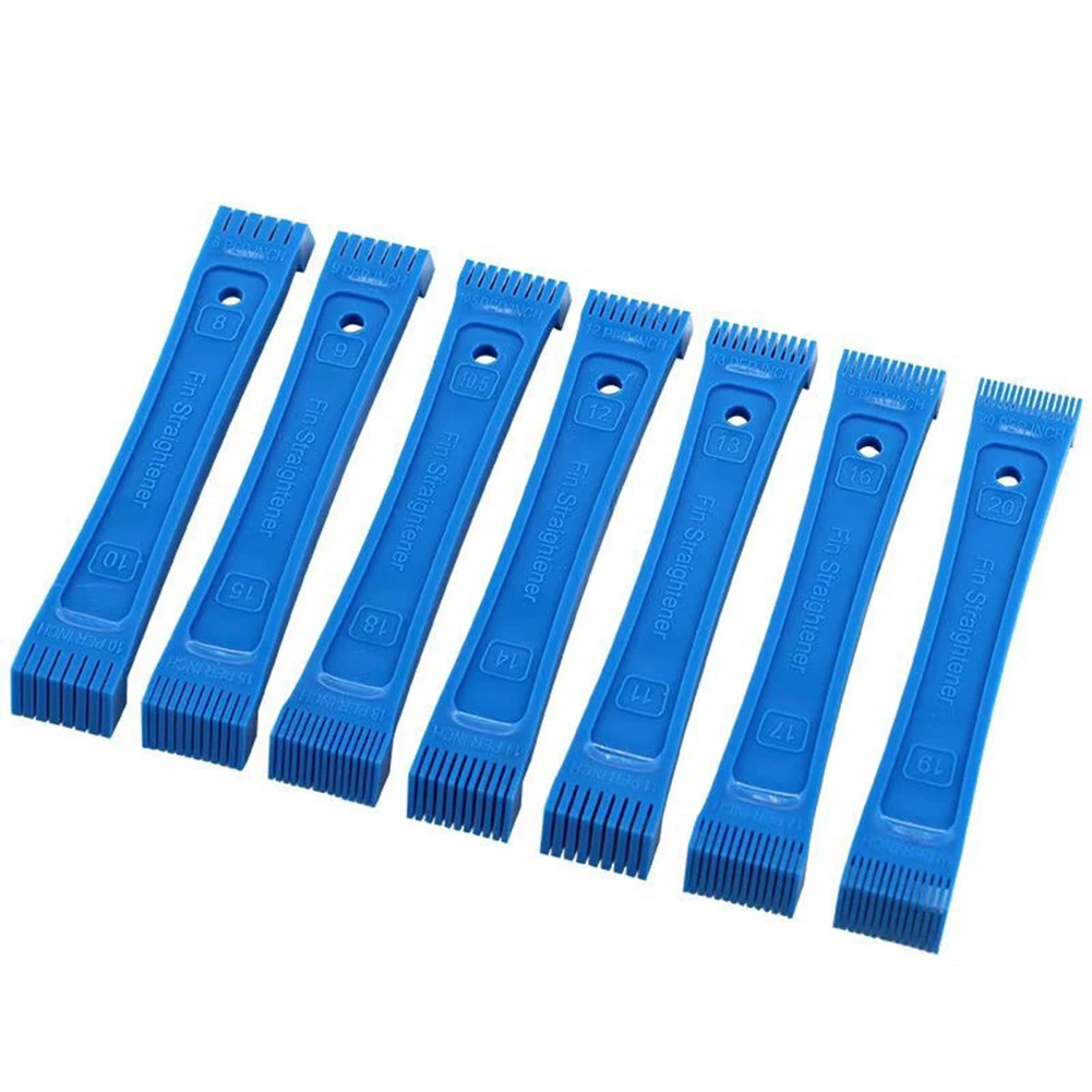 Set di pettini per alette del radiatore auto, stiratore per serpentine del climatizzatore, strumento manuale per la pulizia, attrezzo per la riparazione del sistema di raffreddamento auto - Image 5