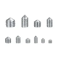 250PCS/BOX 304 Stainless Tip Set Screw Kit Hex Hexagon Socket Allen Cup Point DIY Set Door Handles Bolt M2 M3 M4 M5 M6 M8 DIN916 5
