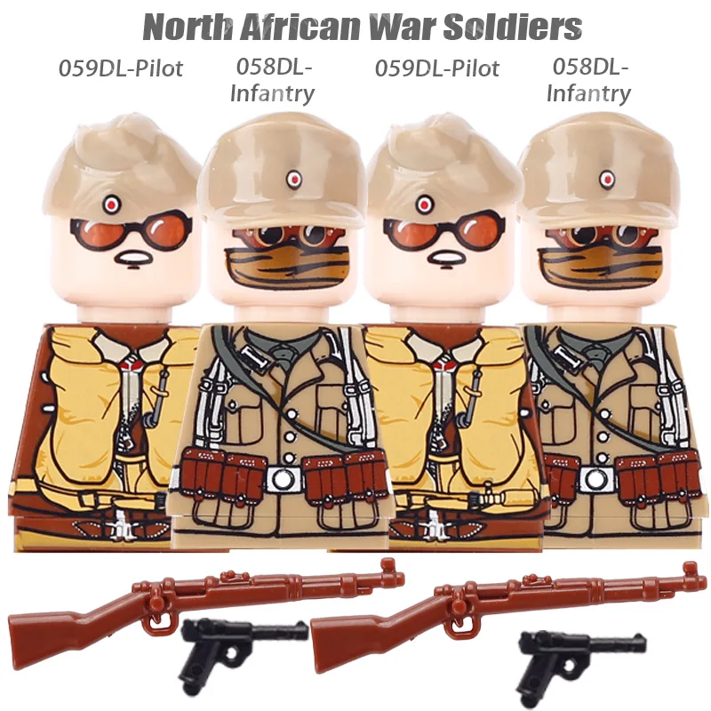WW2 Winter Soldiers Building Block Set - Military Figures & Weapons Collection