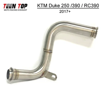For KTM Duke 250 Duke 390 RC390 Middle link Pipe 2017 Motorcycle Exhaust Link Pipe 51mm Escape Moto Duke250 Mid Pipe