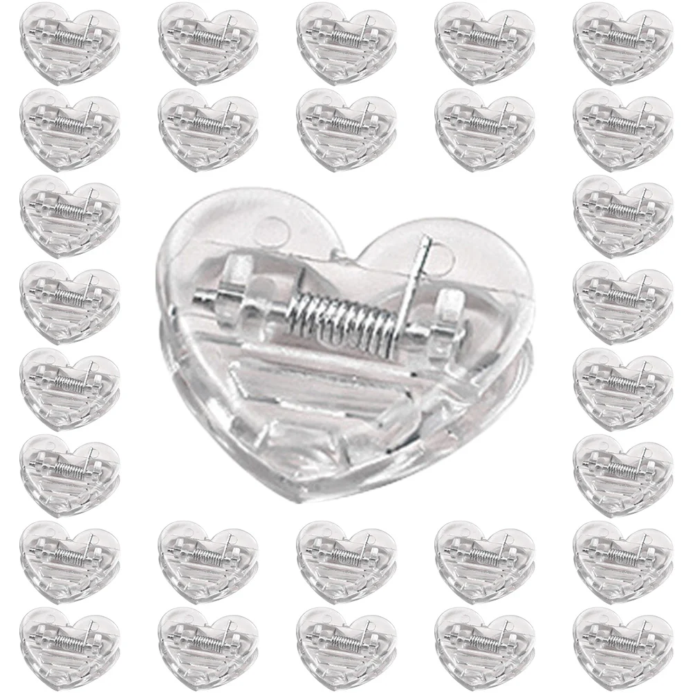 40 Pcs Cute Paperclips Folder Binder Picture Clear Photo Clamps Bookmarks Small