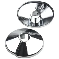 4 ชุดหม้อน้ําท่อปลอกคอชุด 15 มม.วาล์วสามเหลี่ยมพลาสติกตกแต่งสีขาวสีดําก๊อกน้ําท่อประปา 6