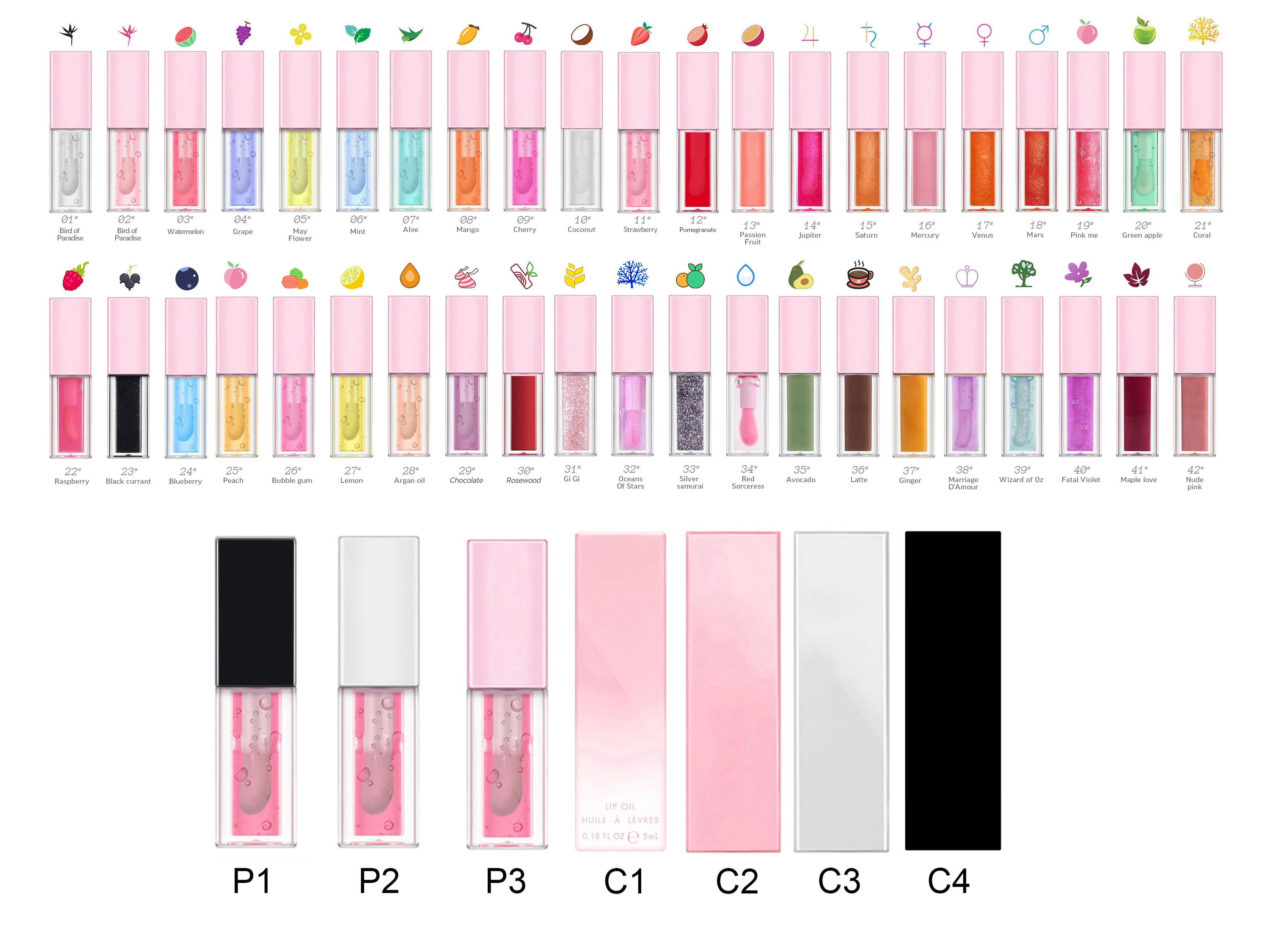 23 Colors Clear Lip Gloss Plumping Private Label Lip Oil Long Lasting Fruit Lip Plumper Gloss Vendor Wholesale 6
