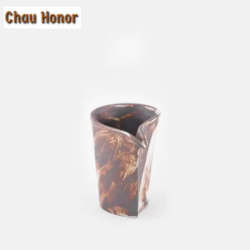 150ml Wabi-sabi Style Japanese Stoneware Fair Cup Kungfu Tea Set Drop-shaped Even Cup Tea Sea Creative Ceramic Wine Dispenser
