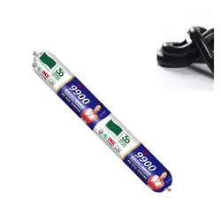 Clear Waterproof Silicone Sealant - Quick Drying, Strong Adhesive (Black)