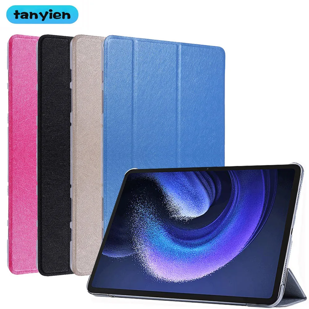 

Чехол для планшета Xiaomi Pad 6 / 6 Pro 11 2023, тройной Магнитный чехол из искусственной кожи с подставкой и откидной крышкой