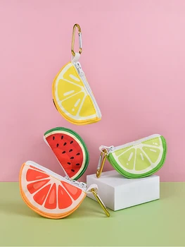 Nuovo Contenitore Porta Sacchetti per Escrementi a Forma di Frutta, Collegabile a Qualsiasi Guinzaglio per Cani Dispenser per Sacchetti Igienici per Animali Domestici con Porta Guinzaglio e Contenitore per Sacchetti