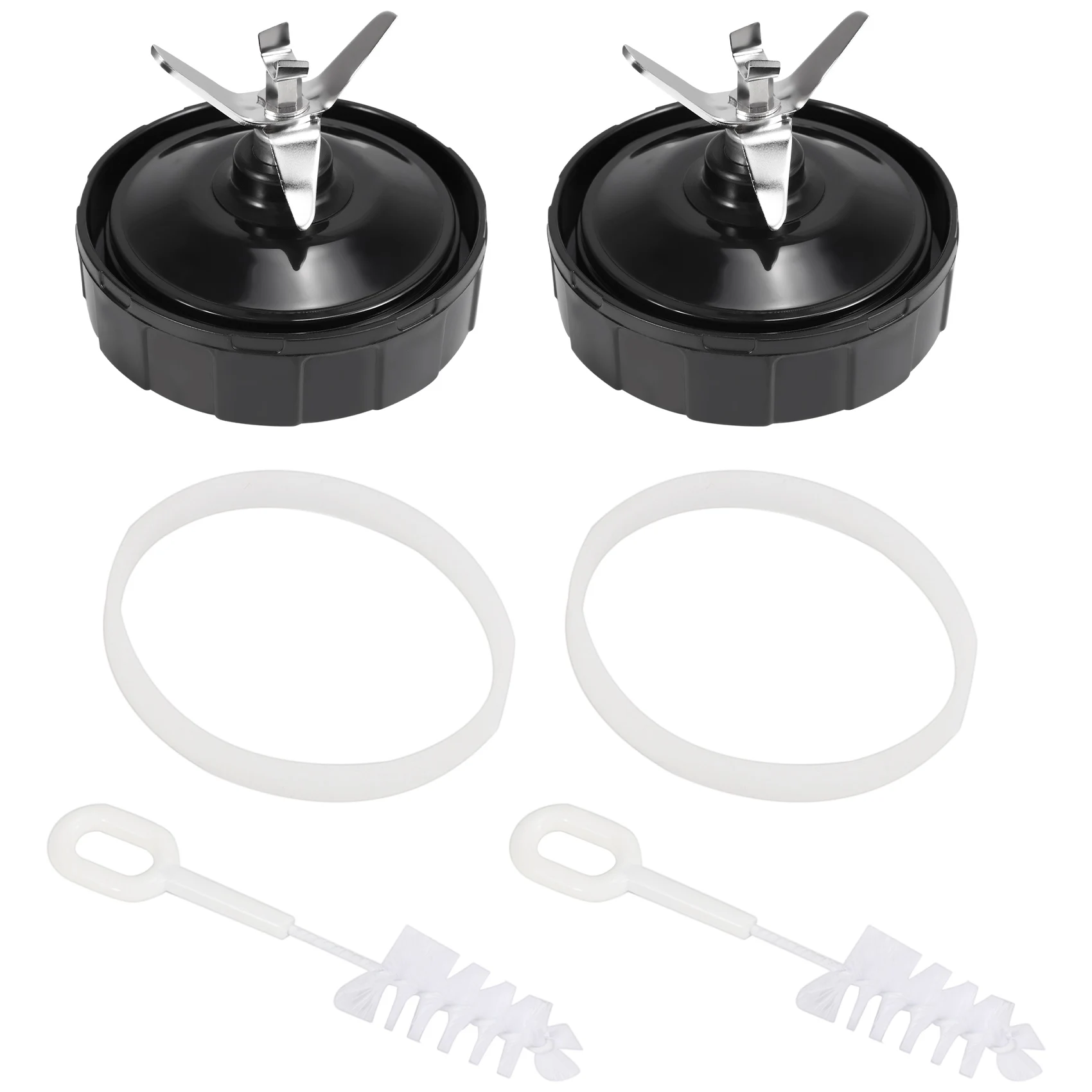 

2Pcs 7 FINS Extractor Blades Replacement Part Bottom Blade for Nutri Ninja Auto IQ BL642 NN102 BL2013