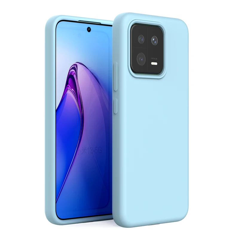 

Чехол для XIaomi 13, роскошный оригинальный силиконовый ультратонкий бархатный чехол с противоударной мягкой задней крышкой для Xiaomi 13, чехол, оболочка