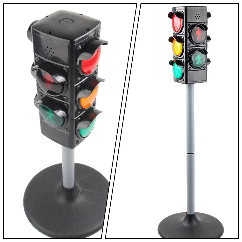 Simulated Traffic Light Signal Toy Traffic Light Toy Childrens Toys Pretend Unique Educational Plastic Model Wooden