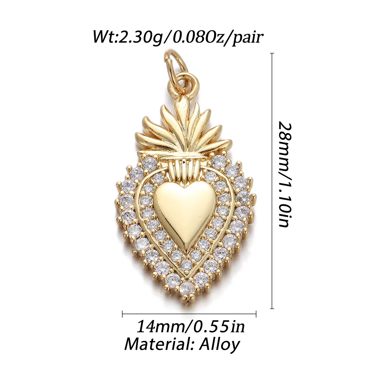 Stylish Chic Customizable Hypoallergenic Rose Planet Key Guitar Zircon Pendant Not Fade Pendant Handmade DIY Jewelry Accessories 9