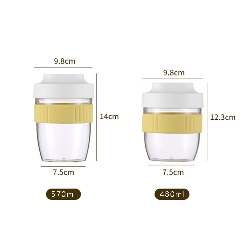Breakfast Oatmeal Cereal Cup Portable Nut Yogurt Salad Cup with Spoon Overnight Oats Container for Students Adults Bento Box 2
