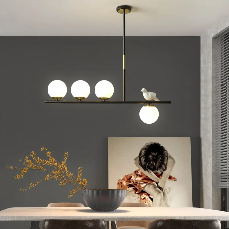 

suspension vintage geometric pendant light ceiling hanging lamps glass ball iron cage kitchen island vintage bulb lamp