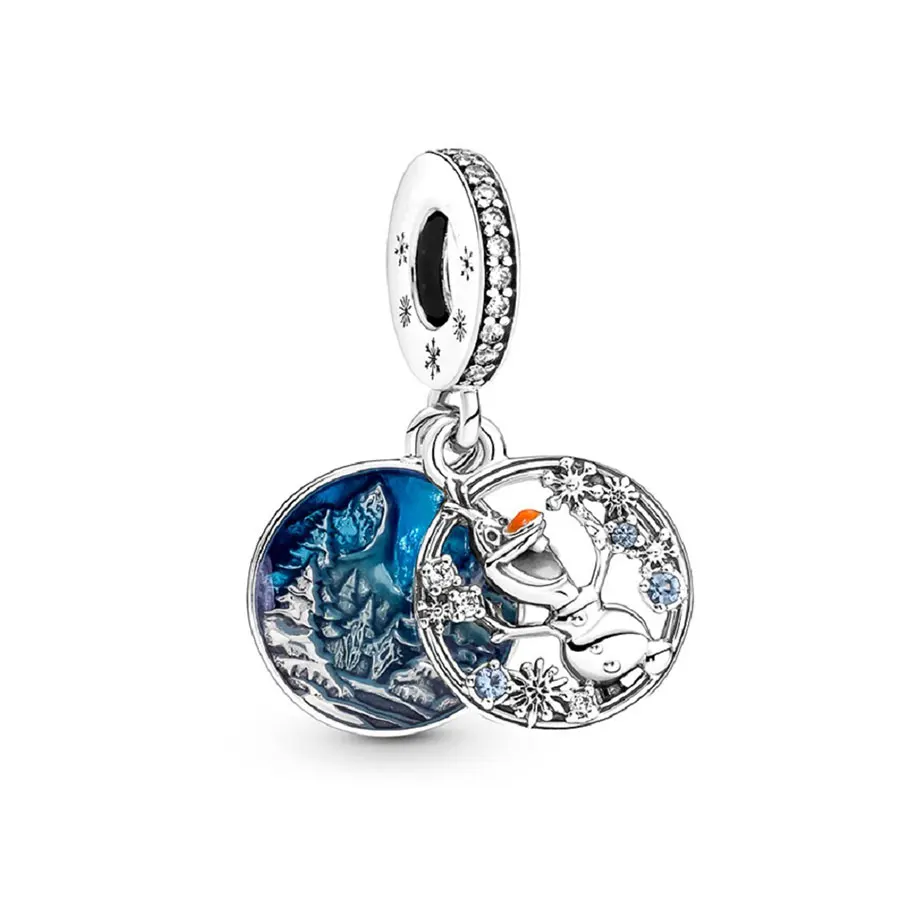 Potdemiel Pure Silver Card Charm Pendant