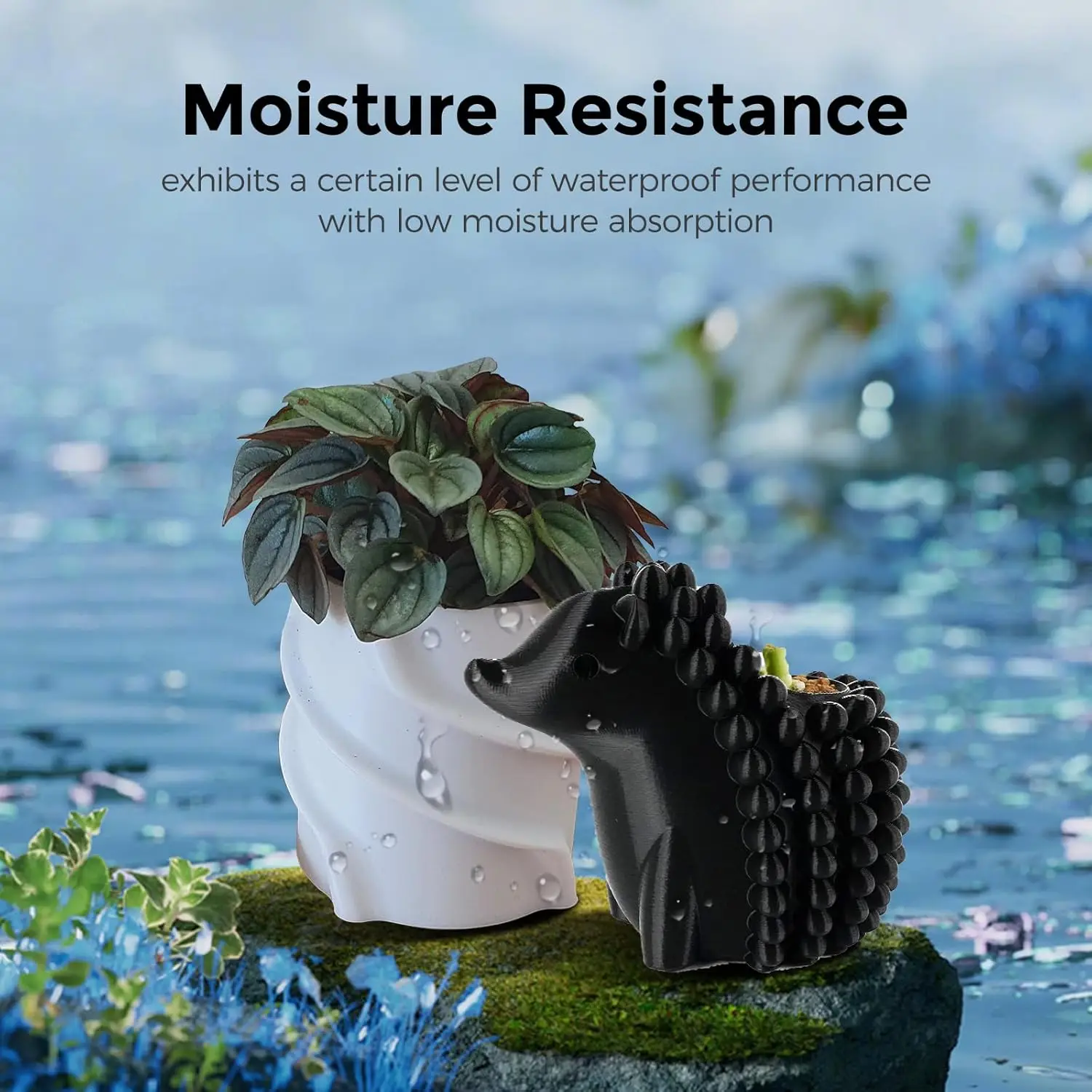 PETG 필라멘트 1.75mm, 3D 프린터 필라멘트, 치수 정확도 +/- 0.02mm, 뛰어난 강성과 오래 지속되는 인쇄 품질