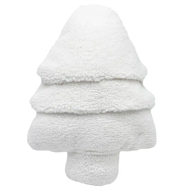 

Рождественские декоративные подушки, милая набивная Рождественская елка, диванная декоративная плюшевая подушка 25 см/9,84 дюйма, мультяшная декоративная подушка для