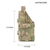 Tactical Left Hand Gun Holster Glock 17/18/19 Gun Case Adjustable Pistol Holster Mag Pouch Outdoor Hunting  Accessories 2