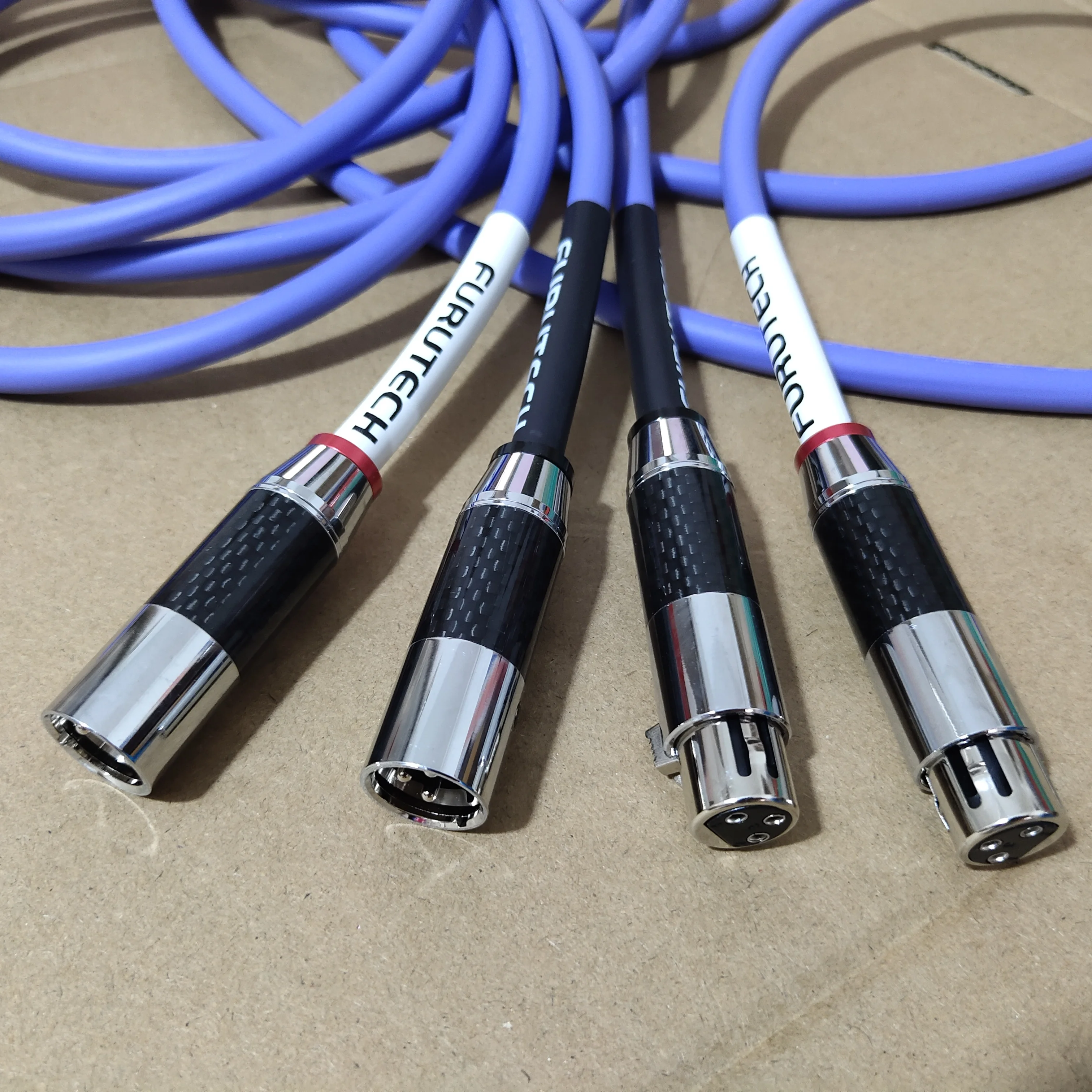 Furukawa Ss22 Occ Alta Fidelidade Rca Hi-end Áudio Sinal Cabo cd Amplificador Xlr Linha Equilibrada por Japão Furutech Alpha Processo Novo Par - Image 2