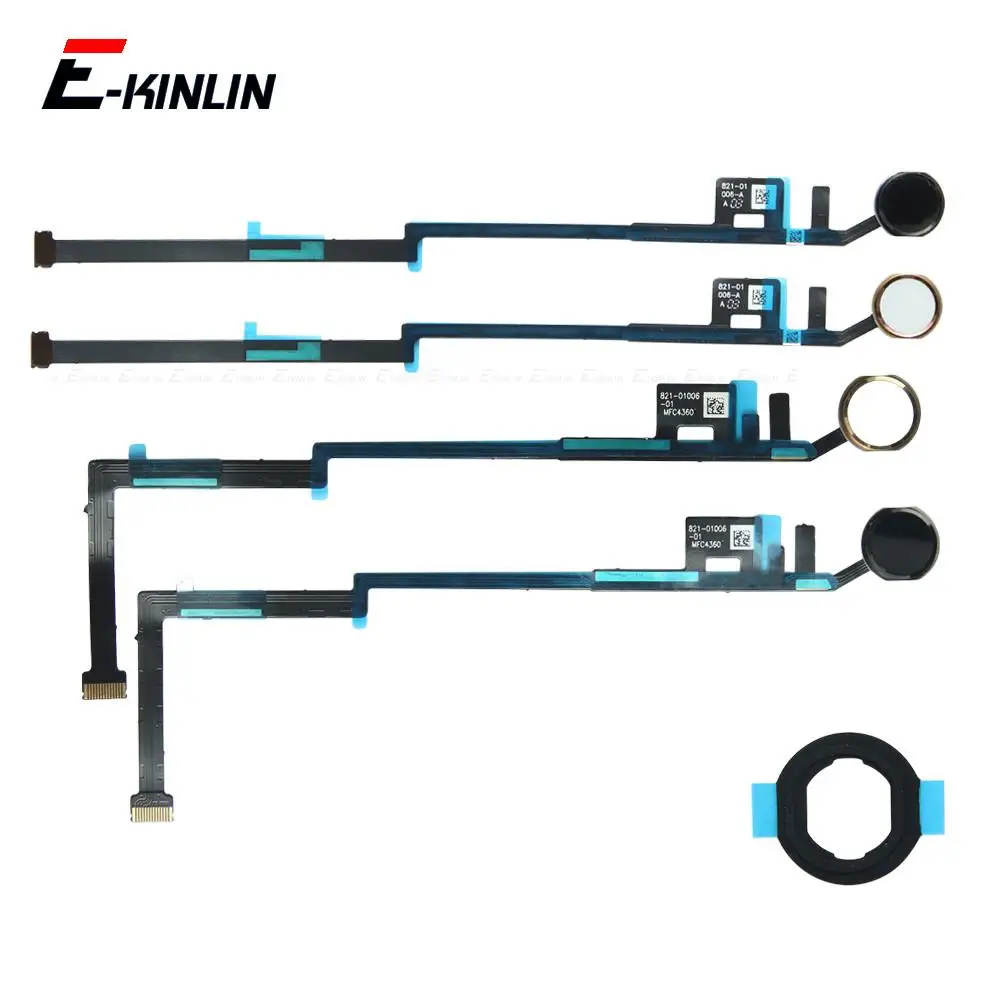 

Fingerprint Touch ID Connector Home Button Sensor Menu Connection Ribbon Flex Cable For iPad 5 6 7 8 9 9.7 10.2 inch