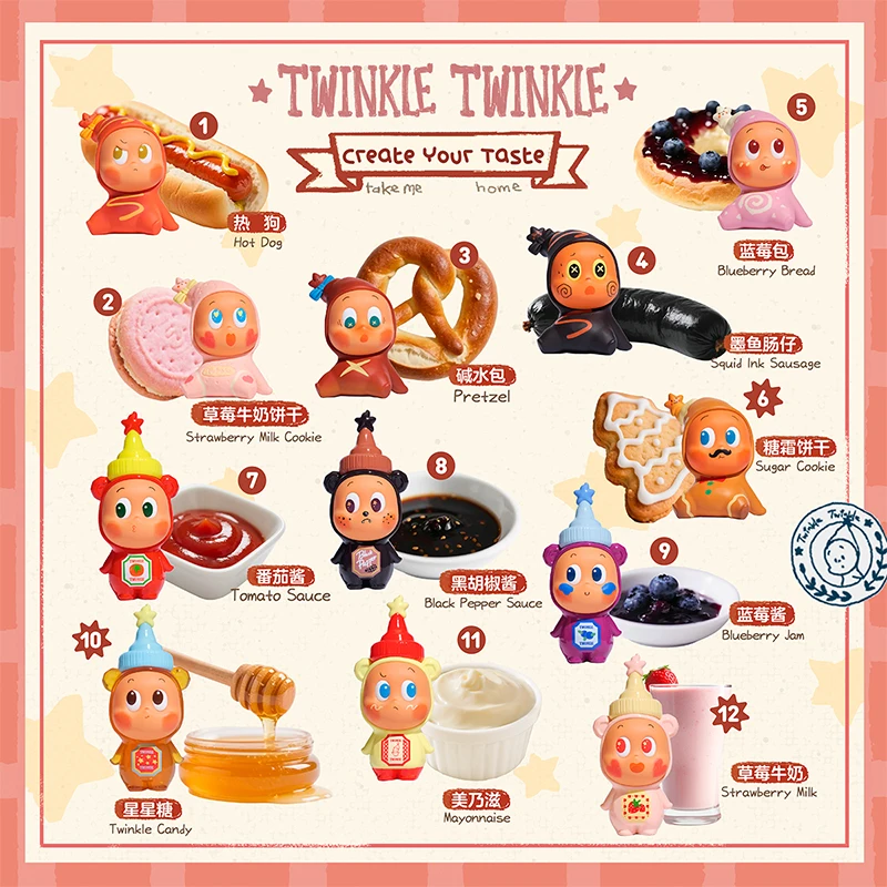 POP MART Twinkle Twinkle Create Your Taste Series Figures B