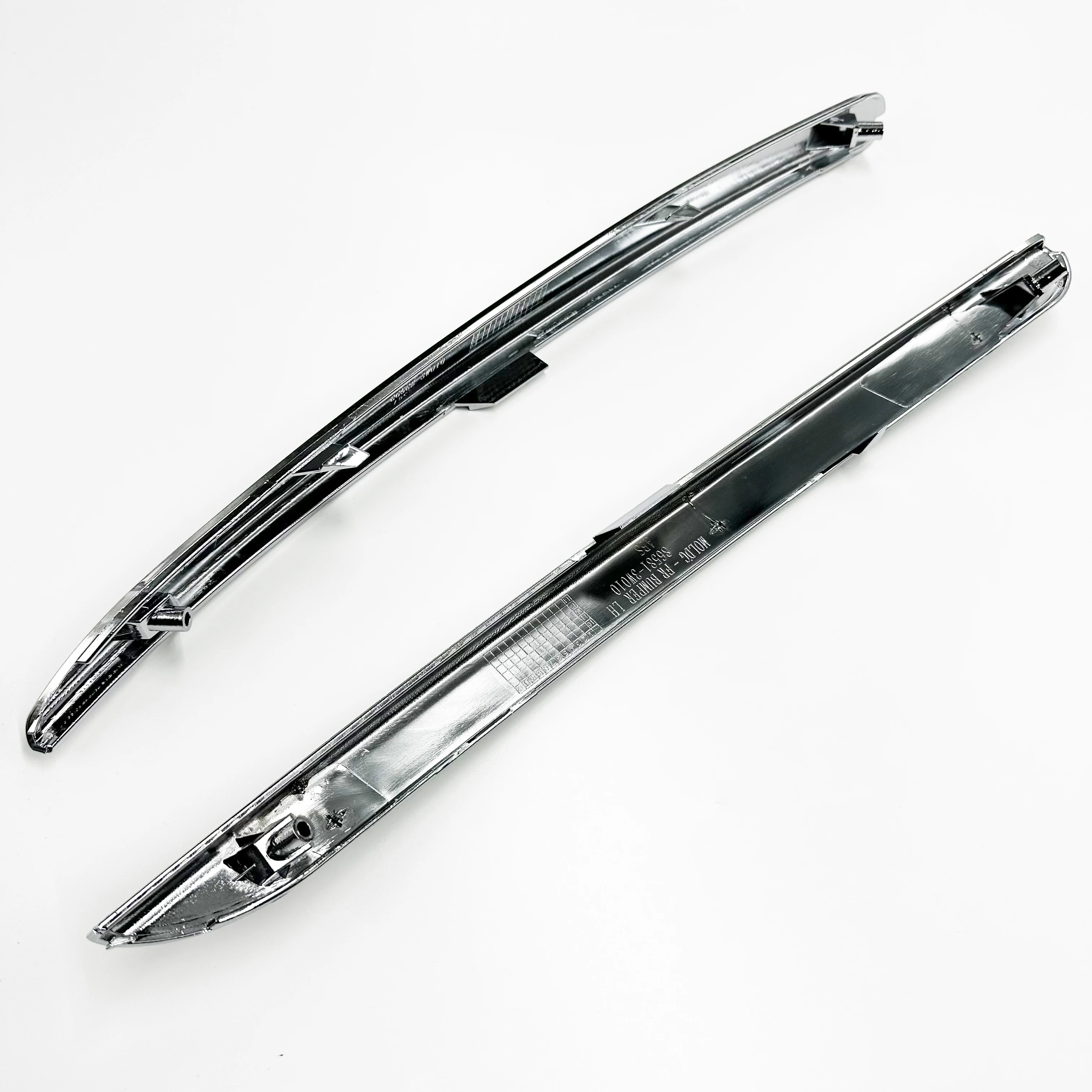 Mirror Chrome Front Bumper Fog Light Lamp Eyelid Eyeline Trim Cover Garnish 1 pair for Kia Sportage R 865823W000 865813W000 car accessories
