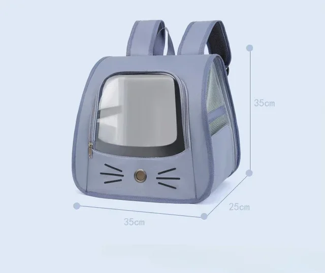 Pet Cat Carrier Bag Cat Backpack Outdoor Breathable Portable Shoulders Bag for Cats Small Dogs Transport Carrier 6