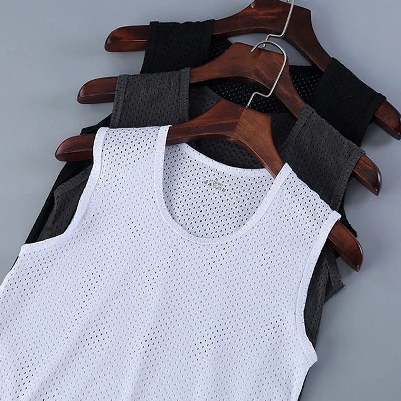 Mens Casual Sleeveless Breathable Tank Tops