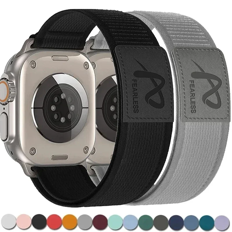 Nylon Leather Sport Watch Strap - Premium Band in Multiple Sizes