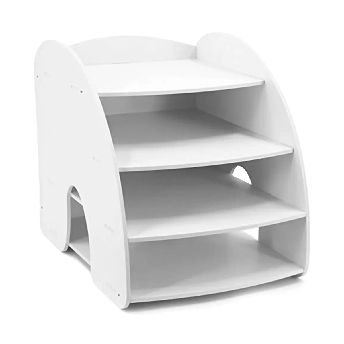 

Настольная стойка для файлов, 4-уровневая стойка для файлов, классификация файлов, отделка для дома, офиса, классной комнаты, настольный бумажный Органайзер, белый цвет