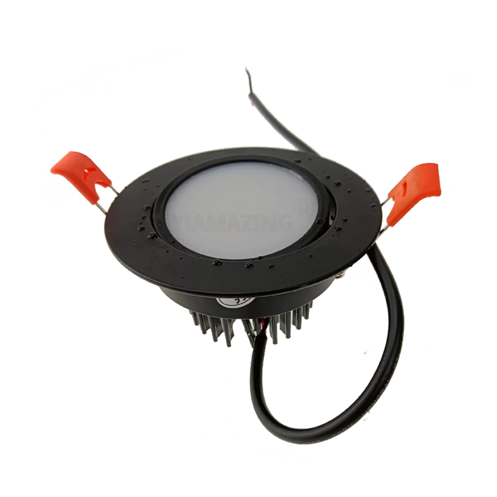 Rotate 220V LED downlight IP65 IP66 IP67 Outdoor waterproof 5W 7W 9W 12W Kitchen bathroom toilet eaves ceiling lamp Spot light