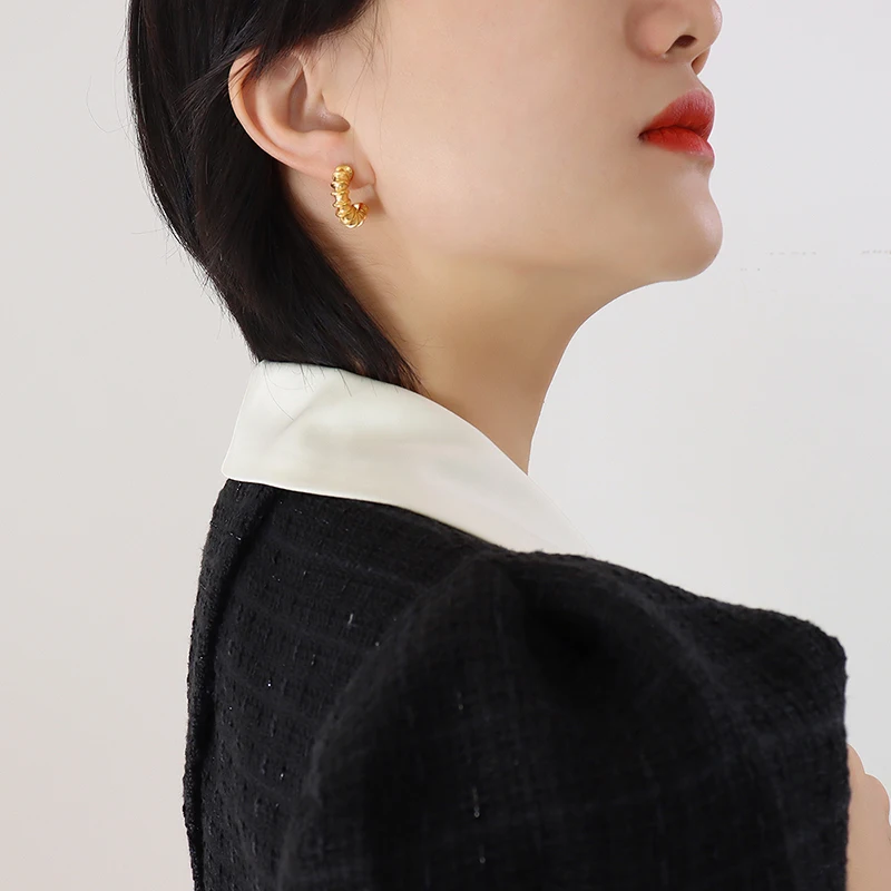 

CINSY Jewelry Stainless Steel Earrings Jewelry For Women Kolczyki Brincos Piercing Christmas Aretes Earrings For Women Pendiente