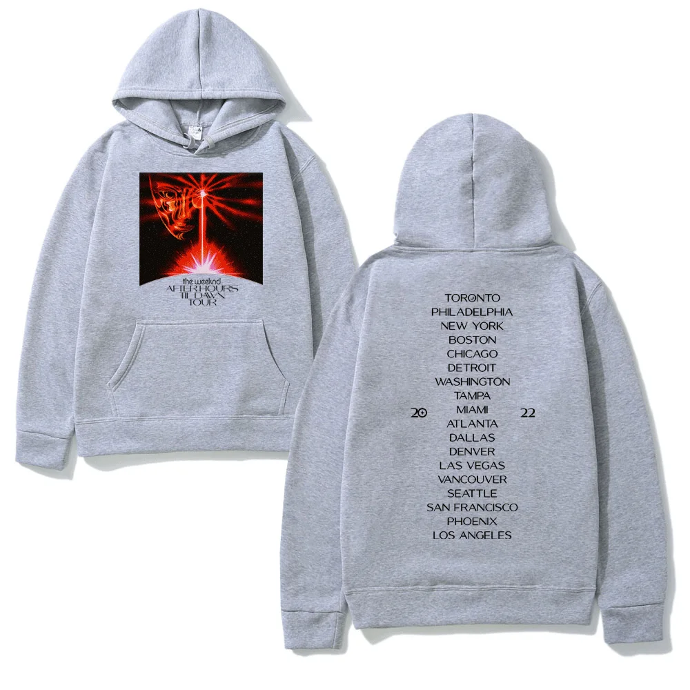 thumbnail image 1 of Sudadera con capucha de la gira After Hours Til Dawn de 2023 para el fin de semana, con música hip hop, estilo informal de manga larga y concierto After Hours Til Dawn, 1 of 5