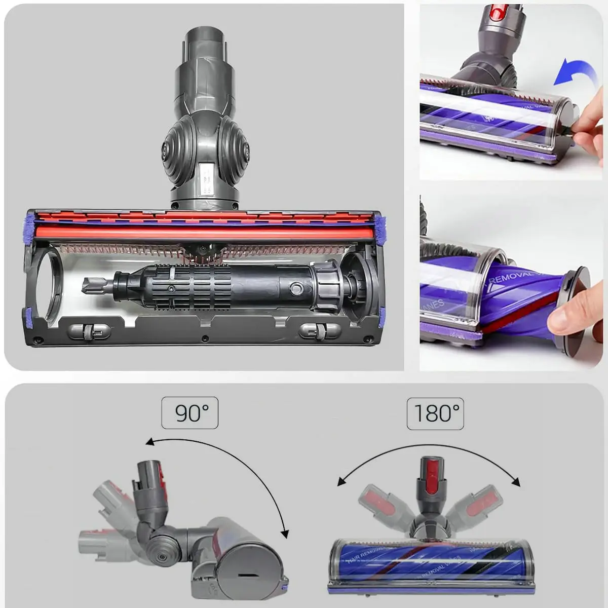 Dyson V7 V8 V10 V11 V15 コードレス真空ヘッドアタッチメント用の