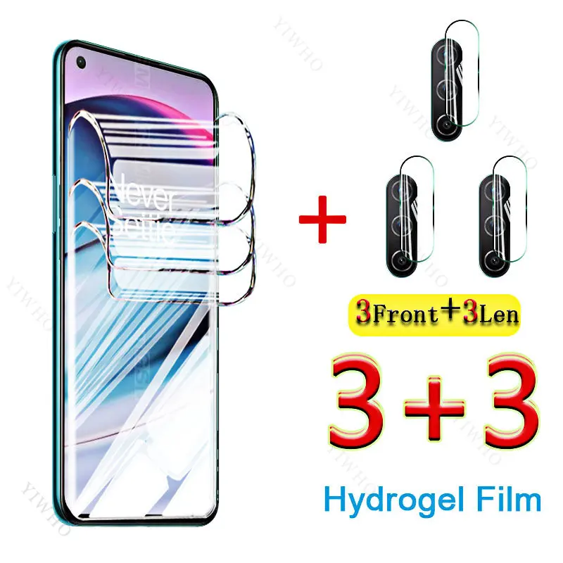 

Передняя Гидрогелевая защитная пленка 6 в 1, 6,43 дюйма для Oneplus Nord CE 5G, мягкая защитная пленка для объектива камеры Oneplus EB2101 NordCE