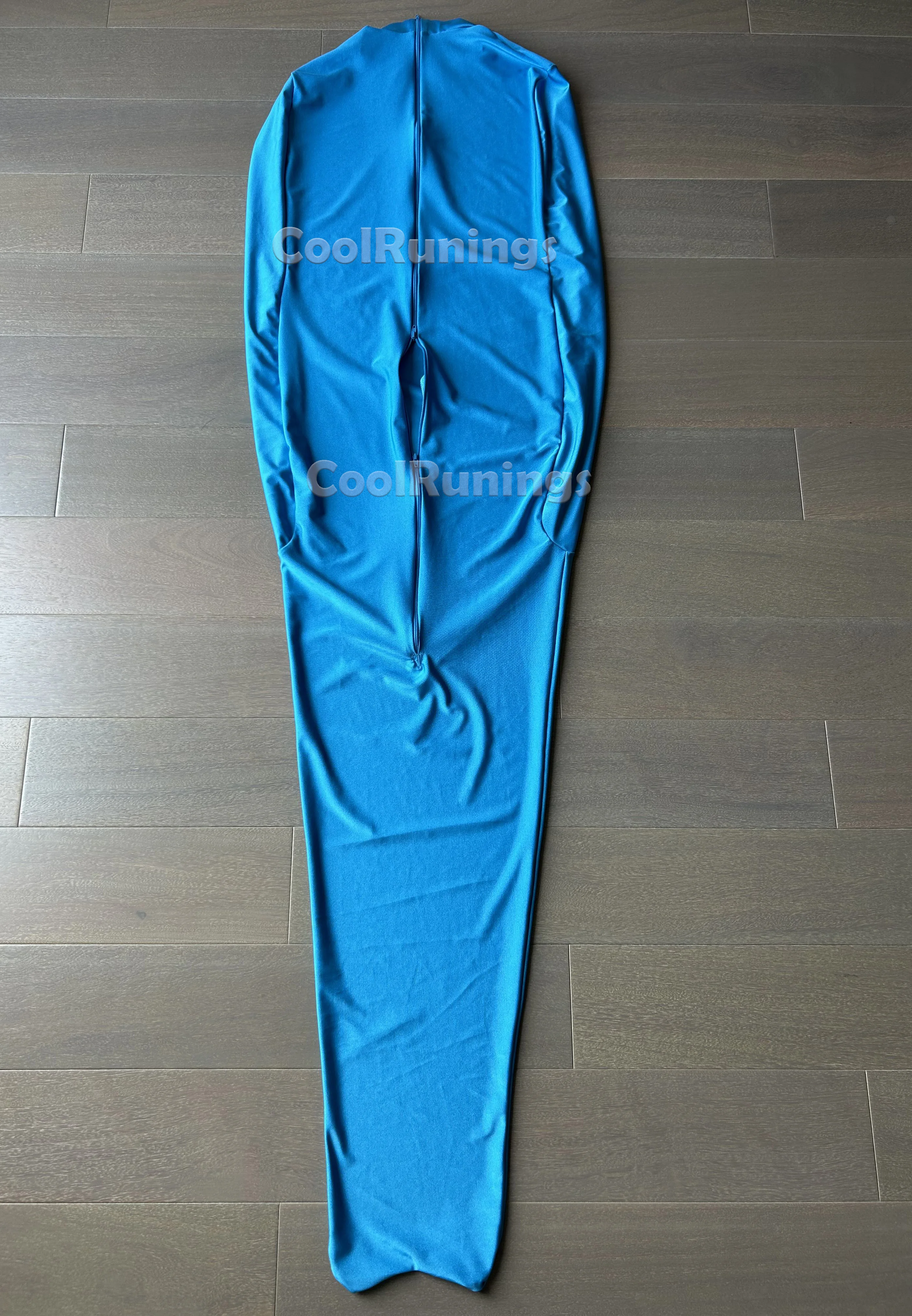 Headless/No Head Mummy Unisex Cosplay Stage Spandex Zentai Body Sleeping Bag With Internal Sleeves-front zipper cosplay costume adult unitard