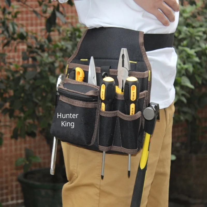 Heavyduty Tool Organizer Waterproof Waist Bag for Electrician and Repairman