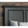 Home Styles Bedford Black Queen Headboard With Raised Panels Double Bed Headboard Wall Panel Picture Frame Moldings Headboards 6