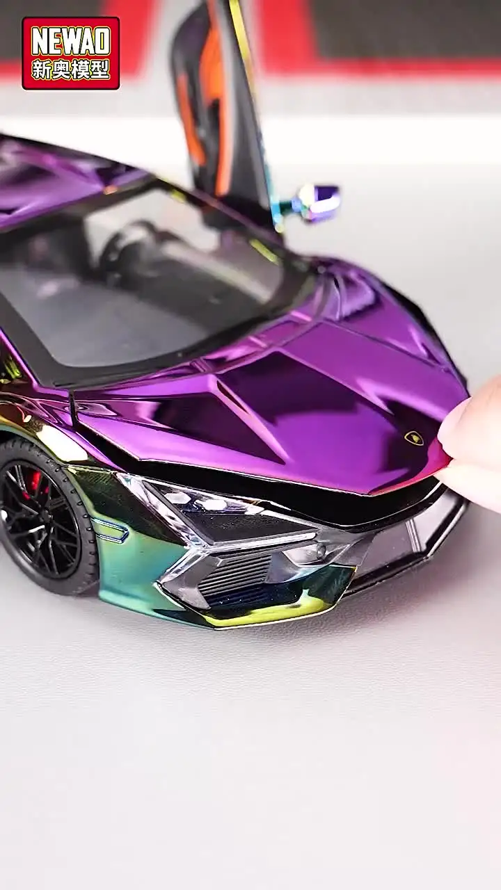 1:24 Lamborghini Revuelto гальванический автомобиль из сплава литье под давлением и