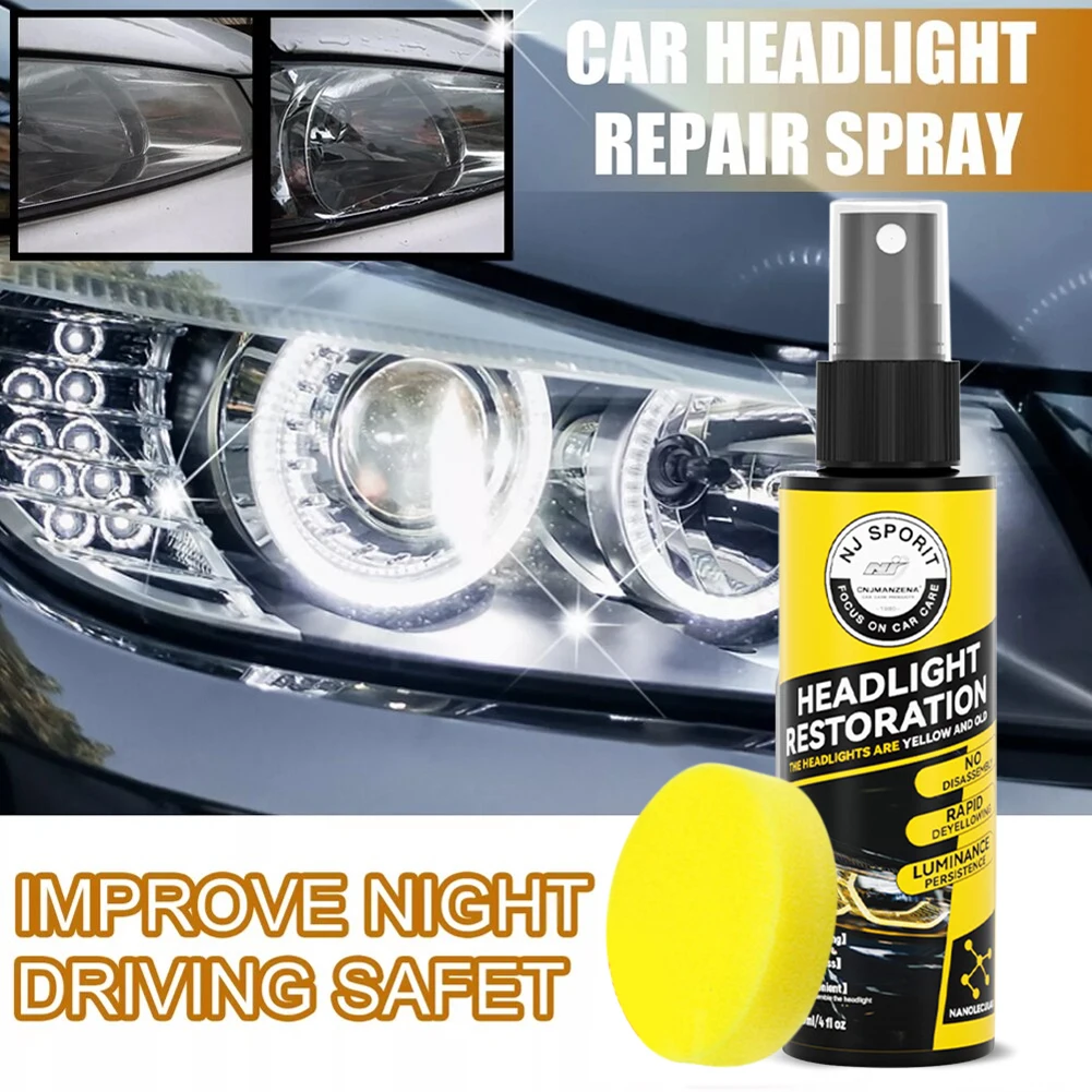 

Car Headlight Restoration Polishing Kits Headlamp Repair Kits Car Light Polisher Cleaning Paste Car Paint Care Renovating Agent