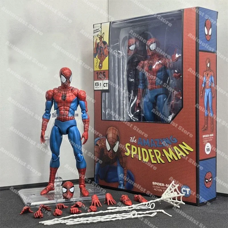 MAFEX スパイダーマン 185 アクションフィギュア スパイダーマンCTアクションフィギュア,クラシックコスチューム