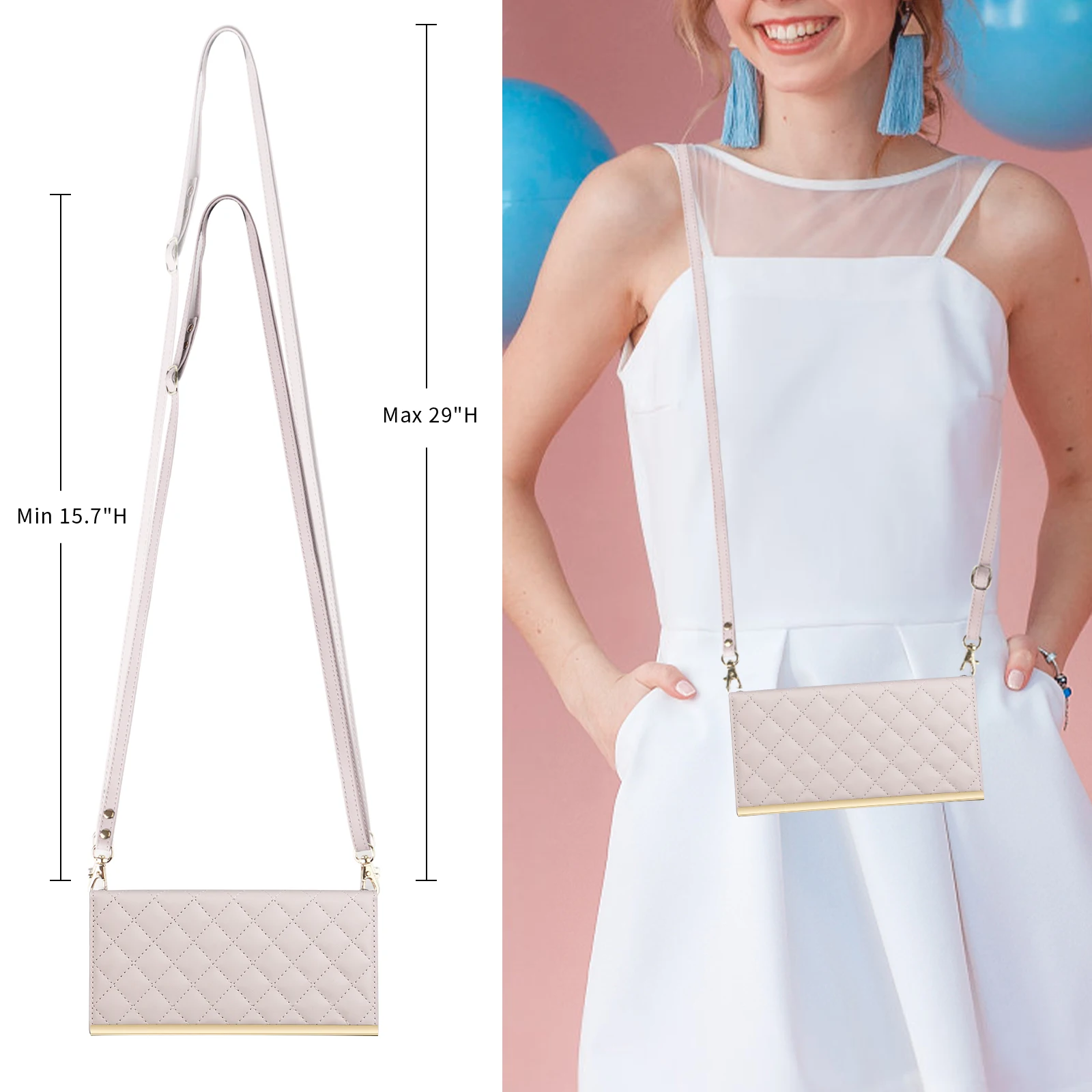 For Samsung Galaxy S24 S23 Ultra S22 S21 Plus FE Case Hanging Strap Crossbody Lanyard Soft Plain Leather Zipper Card Bag Cover